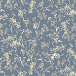 Wild Flowers R651626D Blue Branches Marcus Fabrics